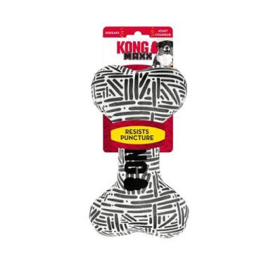 Imagem de Brinquedo Pelúcia Kong Maxx Bone Com Apito Para Cães Md/Lg