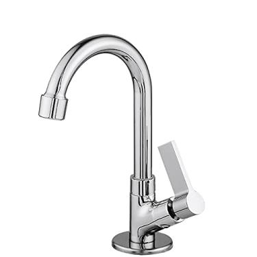 Imagem de Torneira Para Banheiro Lavatório Bancada 1/4 de Volta Metal Acabamento C70