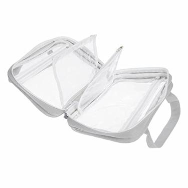 Imagem de Necessaire Família Feminina Masculina Para Familia Com Divisórias cor:cinza