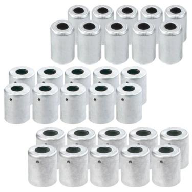 Imagem de Kit 30 Canecas Clip Alumínio Mangueira Ar Cond 6mm 8mm 10mm - TUNDRA A