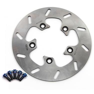 Imagem de Rotor de disco de freio traseiro com parafusos de montagem para Suzuki GSXR 600 97-21, GSXR 750 96-21, GSX-R1000 01-16, GSX-R1100 86-88, SV650 03-10, SV1000 S 03-07, TL1000R 98-03 , TL1000S 97-01