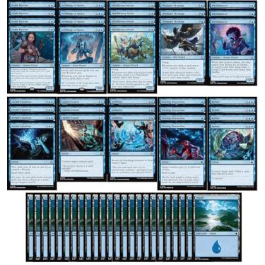 Imagem de Elite Wizard Deck - Mono Blue - Modern & Pioneer Legal - Custom Built - Magic The Gathering - MTG - 60 Card!