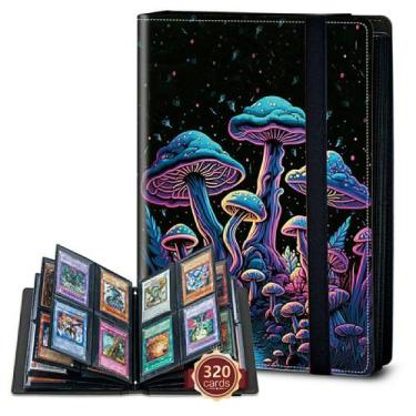 Imagem de Fichário de cartas colecionáveis Rossy Card Binder 4 Pocket Hold 320 c