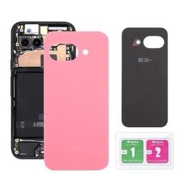 Imagem de Tampa de vidro da porta da bateria do painel traseiro de substituição para Google Pixel 9a (peônia)