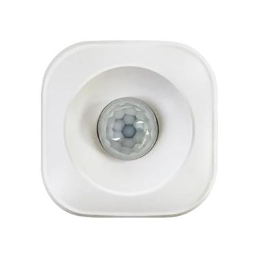 Imagem de Alarme de Sensor Movimento PIR WiFi Detector Corporal Humano Sem Fio 2 4GHz Detecção em Ângulo Largo 120 Suporta Linkage Inteligente Dispositivos Residenciais Controle via APP Alertas Reais Alta Sensi