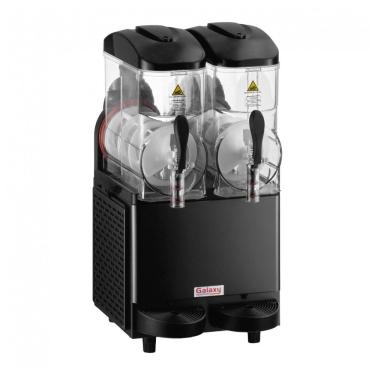 Imagem de Galaxy Máquina de Bebidas Congeladas Granita Slushy Double 11,4L 120V com Iluminação LED
