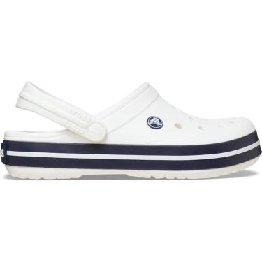 Imagem de Sandália Crocs Crocband White/White/Navy-Unissex