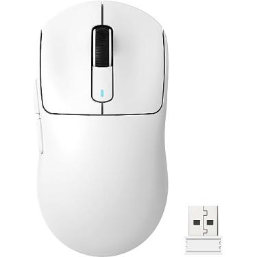Imagem de ATTACK SHARK X3 Mouse Gamer Sem Fio Ultraligeiro com Conexão Tri-Modo (2.4G/USB-C/Bluetooth), 26K DPI, Sensor Óptico PAW3395, Kailh GM8.0 Switch, 5 Botões Programáveis para PC/Win/Mac-Branco