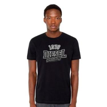 Imagem de Camiseta Diesel Masculina T-Diegos-K26 1978 Industry Preta-Masculino