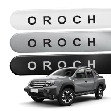 Imagem de Friso Lateral Porta Duster Oroch 2016 a 2025 Redondo