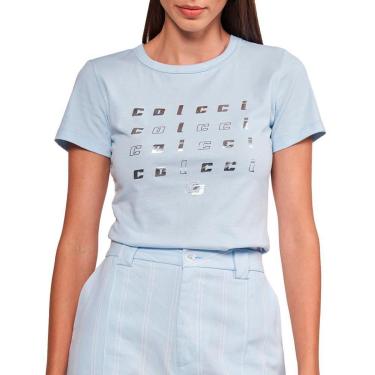 Imagem de Camiseta Colcci Slim Foil Feminino-Feminino