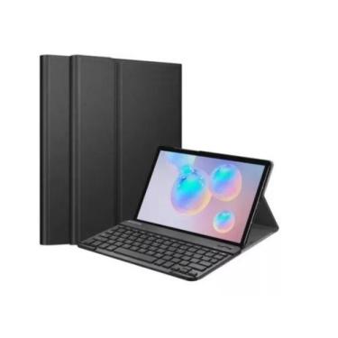 Imagem de Capa Com Teclado Bluetooth Recarregável Para Tablet S6 Lite - Fam
