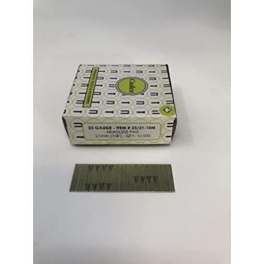 Imagem de Cadex Pinos galvanizados sem cabeça 23/21-10M calibre 23 com 10.000 fixadores por caixa, 21 mm