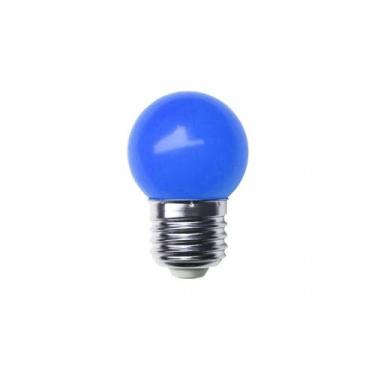 Imagem de Lampada Led Bolinha Galaxy E27 1.5Wx220V Azul 1216 - Kit C/10, Azul, 2