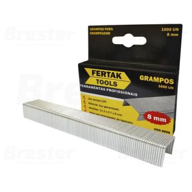 Imagem de Caixa De Grampos Para Grampeador Tapeceiro 8mm Fertak 8508