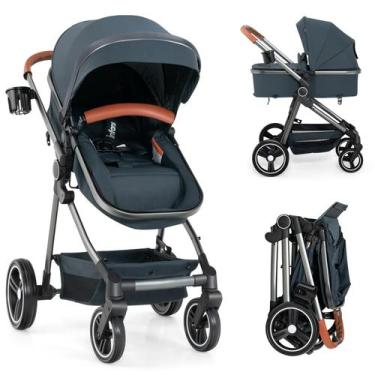 Imagem de Carrinho de Bebê INFANS 2 em 1 Conversível - Do Berço ao Passeio