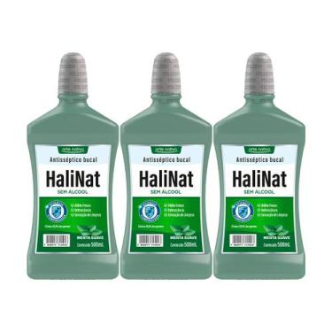 Imagem de Kit 3 und Halinat Antisseptico Bucal Menta Suave 500 ml - Arte Nativa