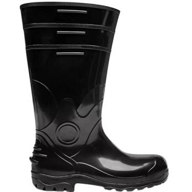 Imagem de Bota PVC Cano Longo com Forro Bracol CA 37455, PRETO, 37