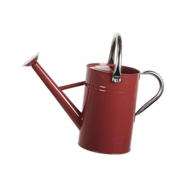 Imagem de Generic Regador de plantas com pulverizador fino, multiuso, grande capacidade, cabo de aço inoxidável, decoração, à prova de vazamentos, economia de trabalho, Vermelho