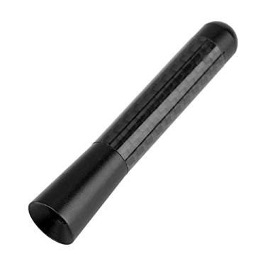 Imagem de Antena de Carro CF Antena CF Aérea Curta, Ajuste Universal para Substituição Ideal para Pregos para, (Preto)