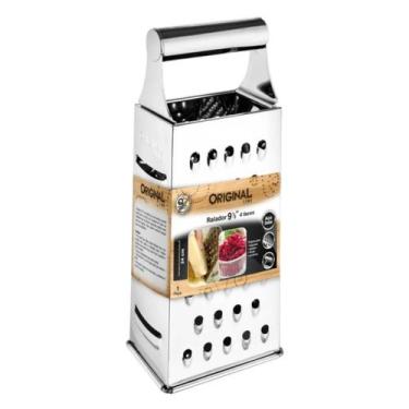 Imagem de Ralador 4 Faces em Aço Inox  9 1/2 25cm Original Line - Original Line 