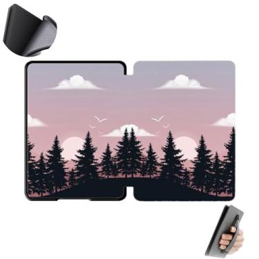 Imagem de GUKSRASO Capa para 7" Kindle Paperwhite 12ª Geração (2024)/Colorsoft Signature Edition - Painel Traseiro em TPU com Função de Suspensão/Ativação Automática, Alça de Mão