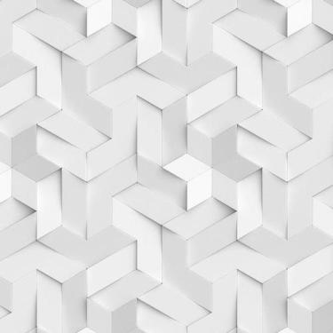 Imagem de Papel De Parede 3D Desenhos Geometricos Decorativo Adesivo - LRP