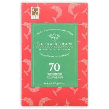 Imagem de Chocolate 70% Cacau Rio Tocantins Luisa Abram 80g