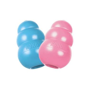 Imagem de Brinquedo kong puppy para filhotes azul extra pequeno p/ cães