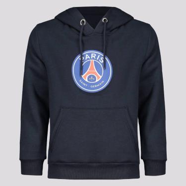 Imagem de Moletom Canguru PSG Infantil Escudo-Masculino