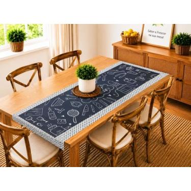 Imagem de Caminho de Mesa Estampado 1.30x0.55m com Variedade de Estampas para De