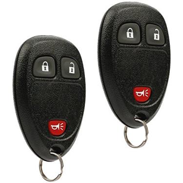Imagem de Key Fob Controle remoto de entrada sem chave para Chevy Silverado Traverse Avalanche Equinox Express / GMC Acadia Savana Sierra / Pontiac Torrent / Saturn Vue Outlook (15913420), conjunto de 2