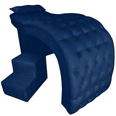 Imagem de Maca Estética Estofada Profissional para Clínica Capitonê 180x85x60(Azul)