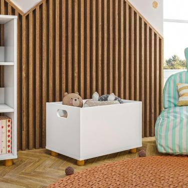 Imagem de Caixa de Brinquedos Montessoriana Olivar Branco