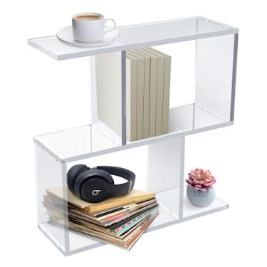 Imagem de Mesa lateral de acrílico, móveis de acrílico, mesas de centro de acrílico para sala de estar, mesa de canto de acrílico, arteriores, mesa fantasma, mesa de arílico, móveis transparentes, mesa de cama de acrílico