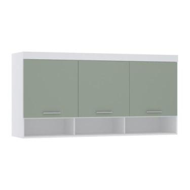 Imagem de Guarda Roupa Modulado Alpes Maleiro Ponte Aéreo Casal Queen 1,58m - Mó