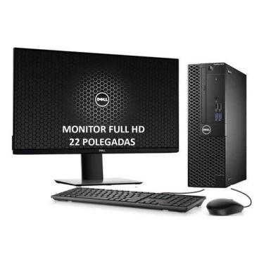 Imagem de Cpu Dell Optiplex 3070 Core I5 9ger 8gb 1tb  Monitor 22