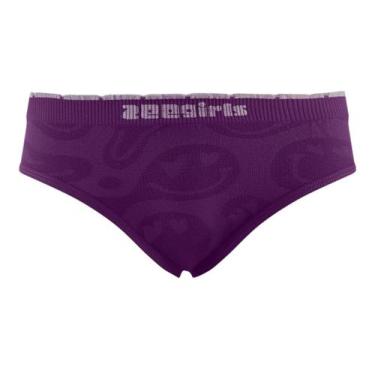 Imagem de Calcinha Tanga Infantil Sem Costura Zee Rucci, Roxo 2014, V26, GG - 10