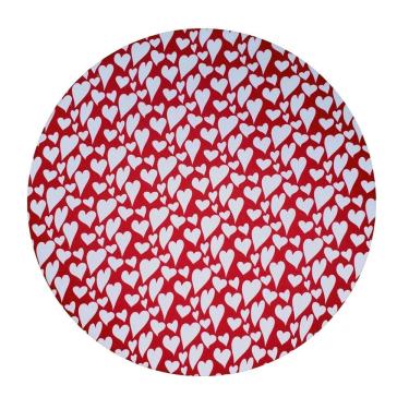 Imagem de Kit 4 Capas Para Sousplat Replica Coração 35cmx35cm