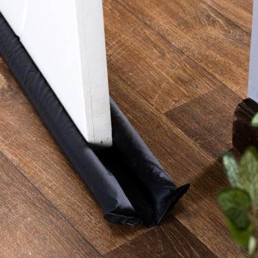 Imagem de Protetor De Porta Duplo 70cm 1 Peça De Vinila Bagun Impermeável 100% Policloreto - Preto