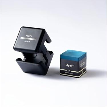 Imagem de TP Pro+ | TP Chalk Pro+ Giz para taco de bilhar | Giz de bilhar TurningPoint para torneios profissionais dedicados (reduz o erro, durável, baixa deflexão) (TP Pro+ azul, P)