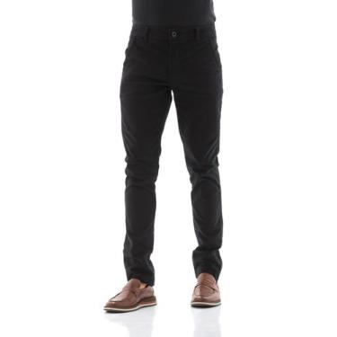 Imagem de Calça Preta Masculina Arauto Slim - Arauto Jeans, Preto, 48