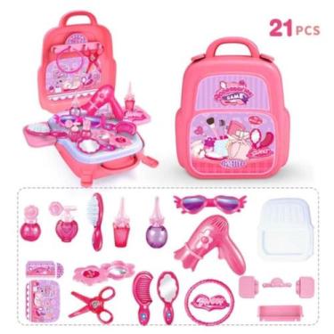 Imagem de Maleta De Acessórios De Beleza Infantil 21 Peças 3 Em 1 Envio Rápido! 