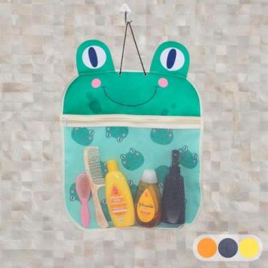 Imagem de Rede Saco Organizador de Brinquedos de Bebê Criança Infantil para Banh