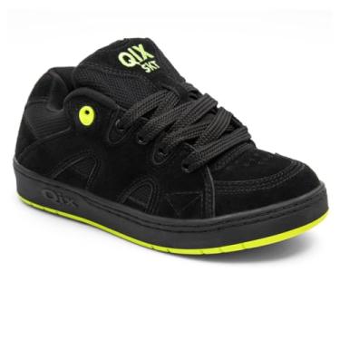 Imagem de Tênis Qix Plaza 2 Skate Masculino Feminino (Preto/Verde, BR, Adulto, Numérico, 40)