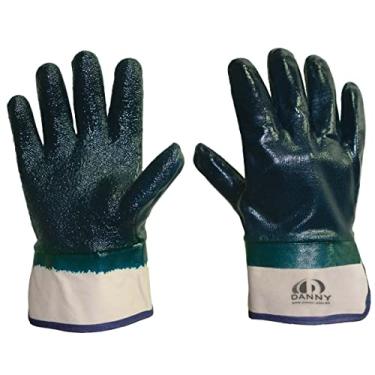 Imagem de Luva Nitrílica com Punho de Lona, Tamanho G, Linha Novatril, Danny