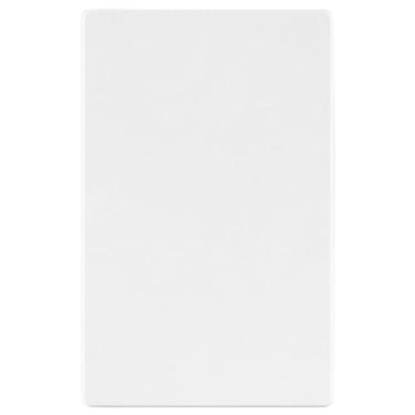 Imagem de LIDER Placa de parede em branco, resistente à temperatura e impacto, certificado UL, termoplástico de policarbonato, design sem parafusos, acabamento fosco, atualização moderna, tamanho médio, 12,4 cm