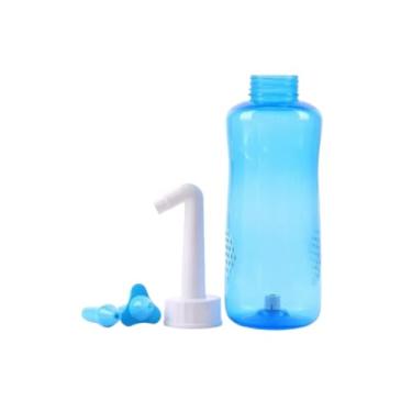 Imagem de Higienizador Nasal 300ml 2 Bicos Adulto e Infantil Limpador de Nariz Alívio Imediato para Rinite e Sinusite E-ShopCenter