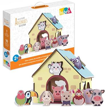 Imagem de PASSA FIGURAS ANIMAIS DA FAZENDINHA - EDUCATIVO 6023 -BABEBI