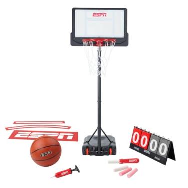 Imagem de ESPN Basketball Arena Experience, Includes Hoop, Pump, Scoreboard, and Basketball Accessories (ES-BK620)